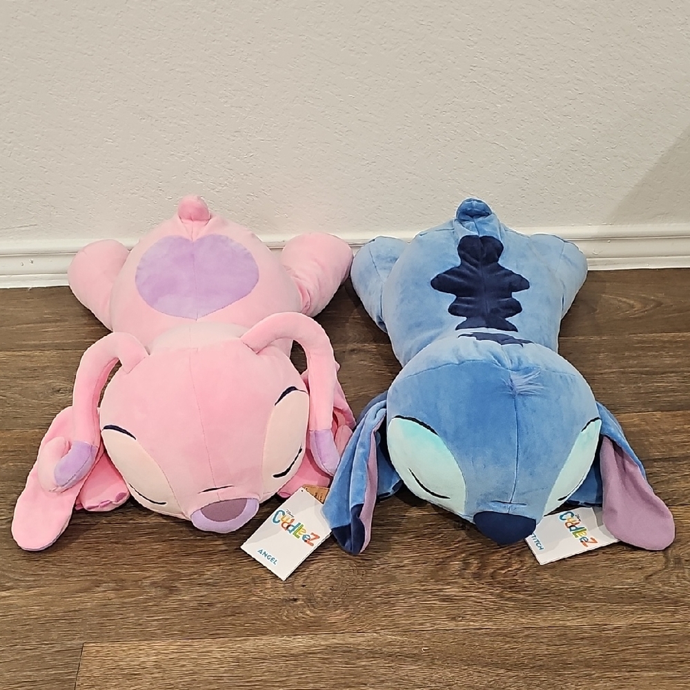 Cuddleez Angel & Stitch Plushies